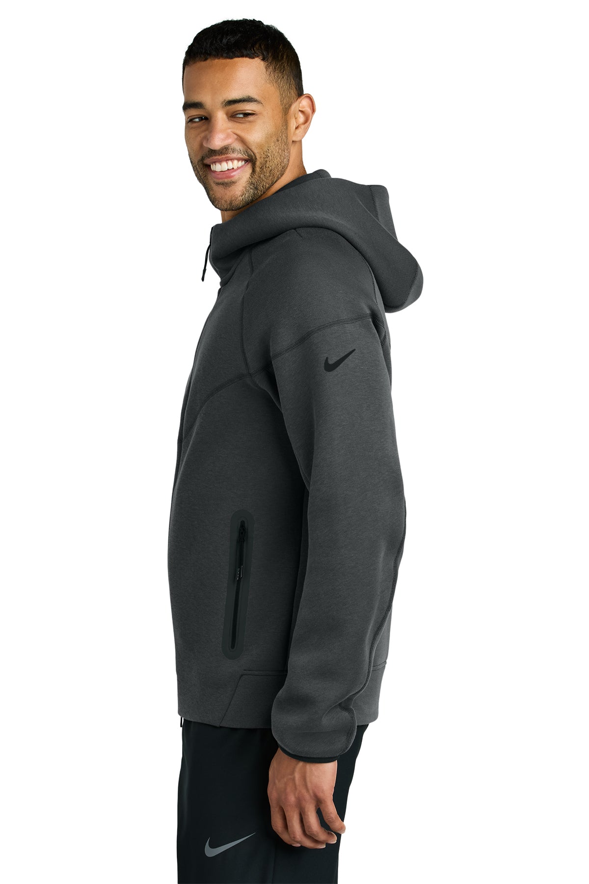Nike® Tech Fleece Full-Zip Hoodie + Logo