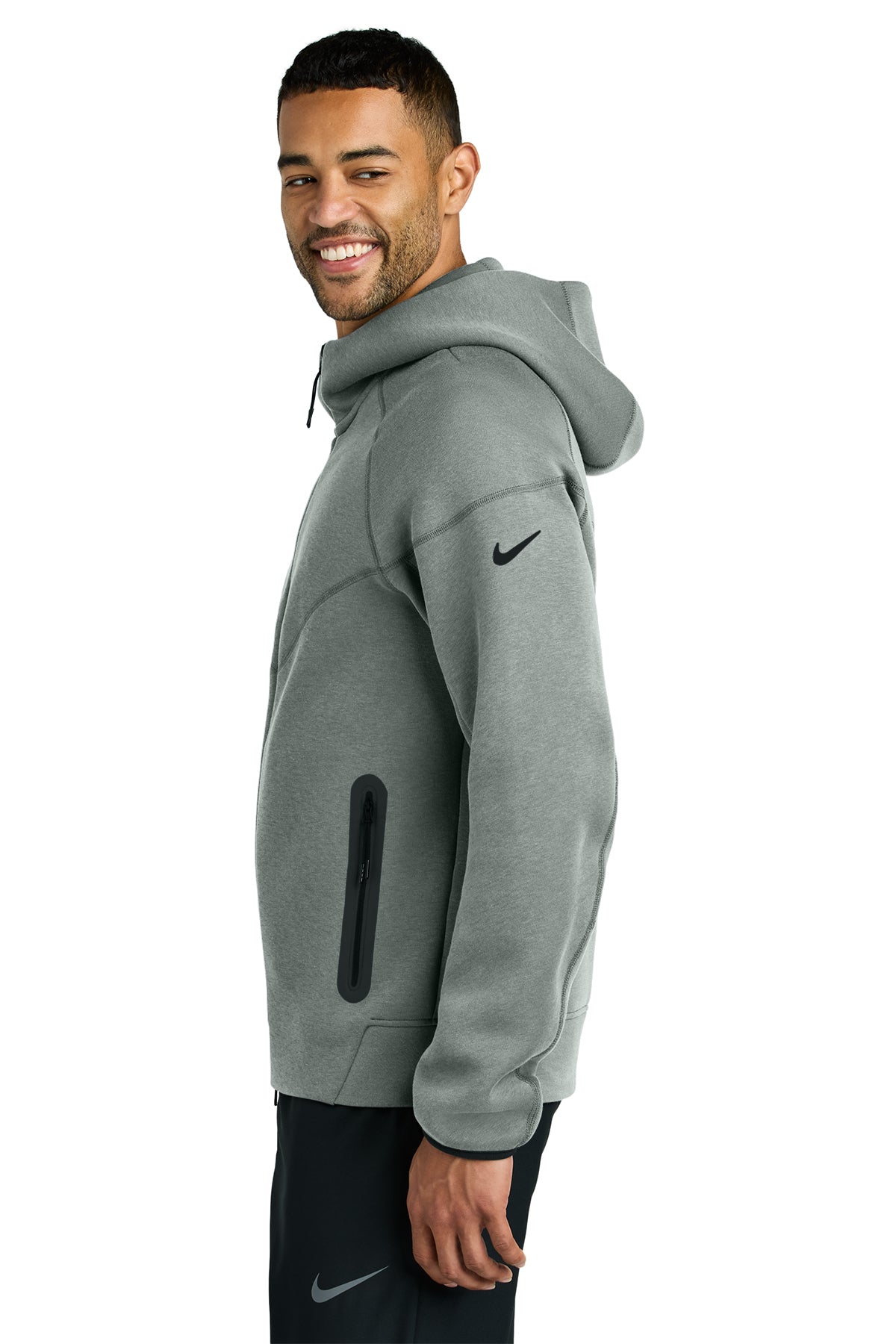 Nike® Tech Fleece Full-Zip Hoodie + Logo