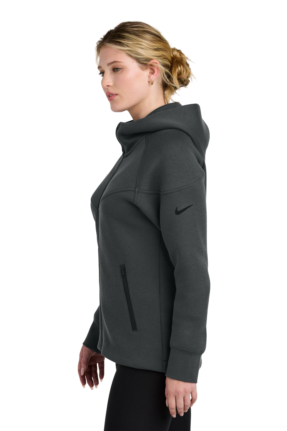 Nike® Tech Fleece Full-Zip Hoodie + Logo
