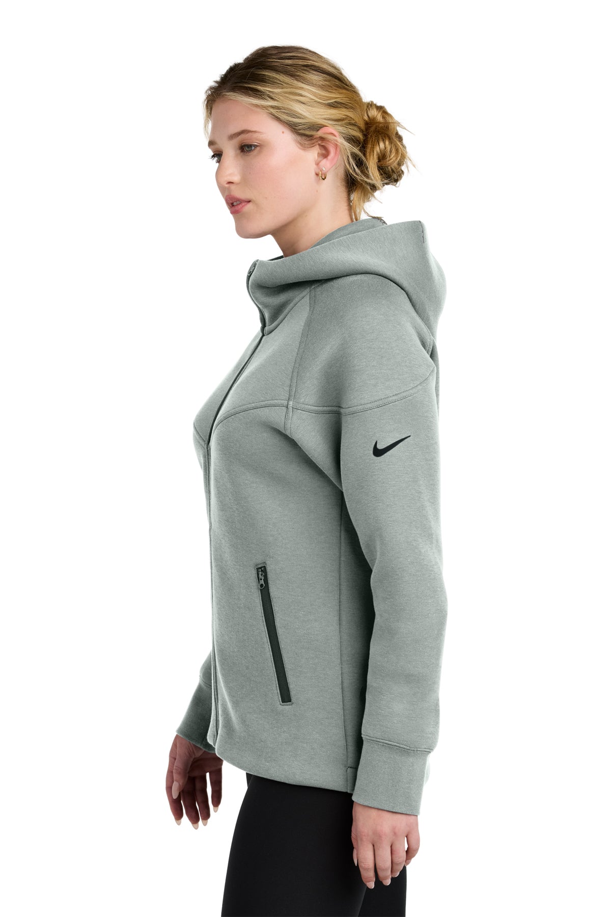 Nike® Tech Fleece Full-Zip Hoodie + Logo