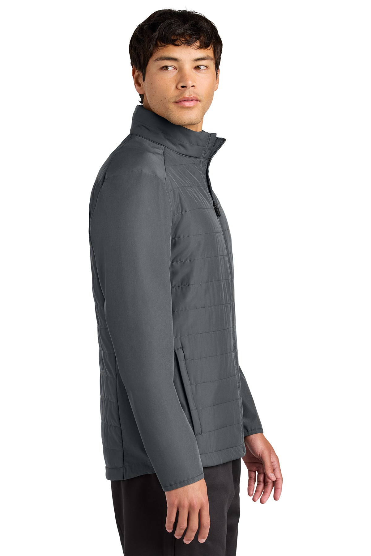 Sport-Tek® Teknical Hybrid Jacket + Logo