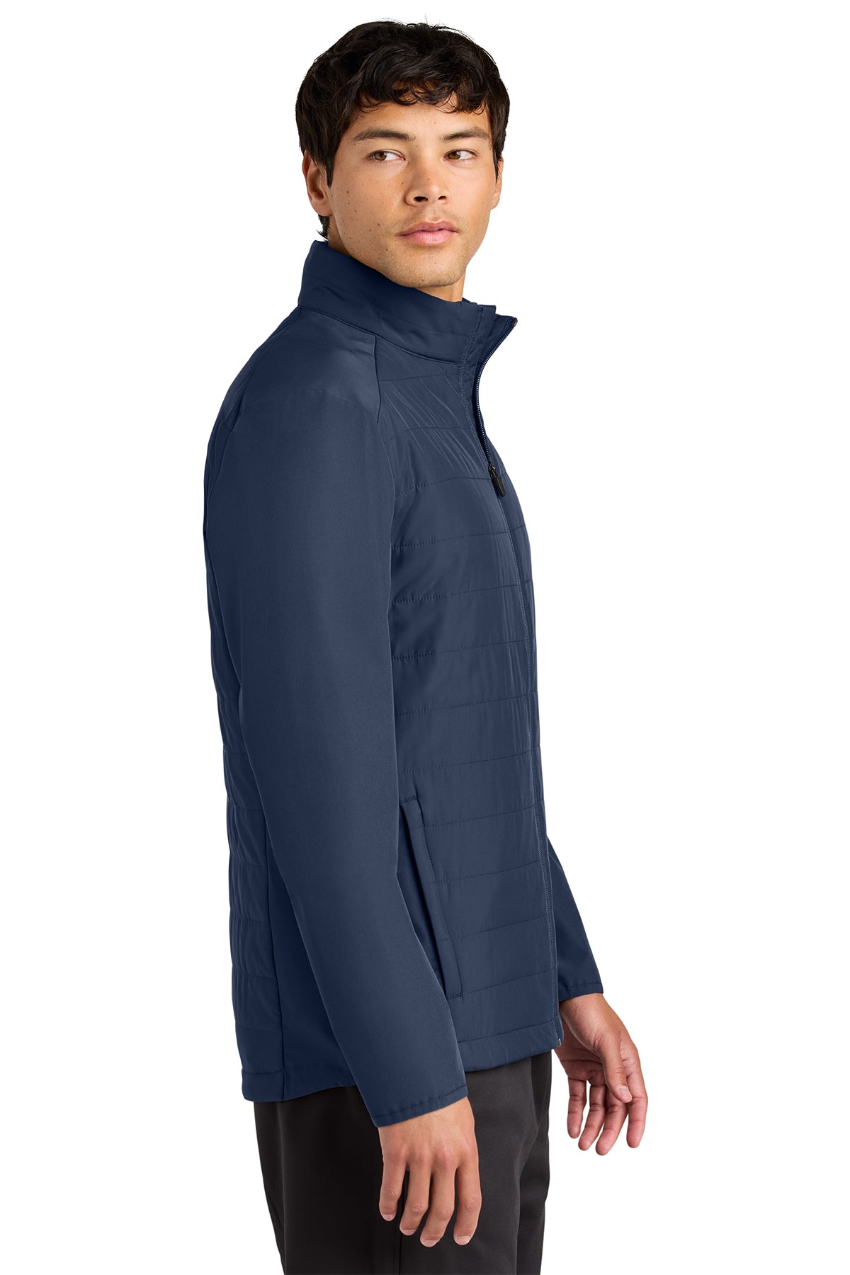 Sport-Tek® Teknical Hybrid Jacket + Logo