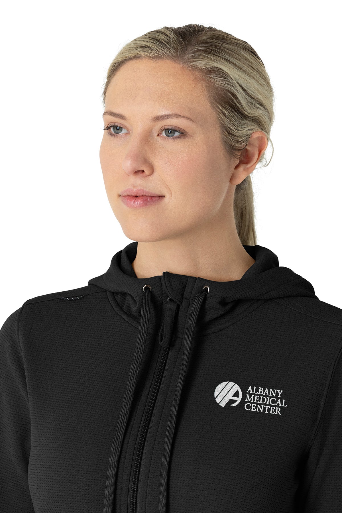 Carhartt® Layers Zip Waffle Hoodie + Logo