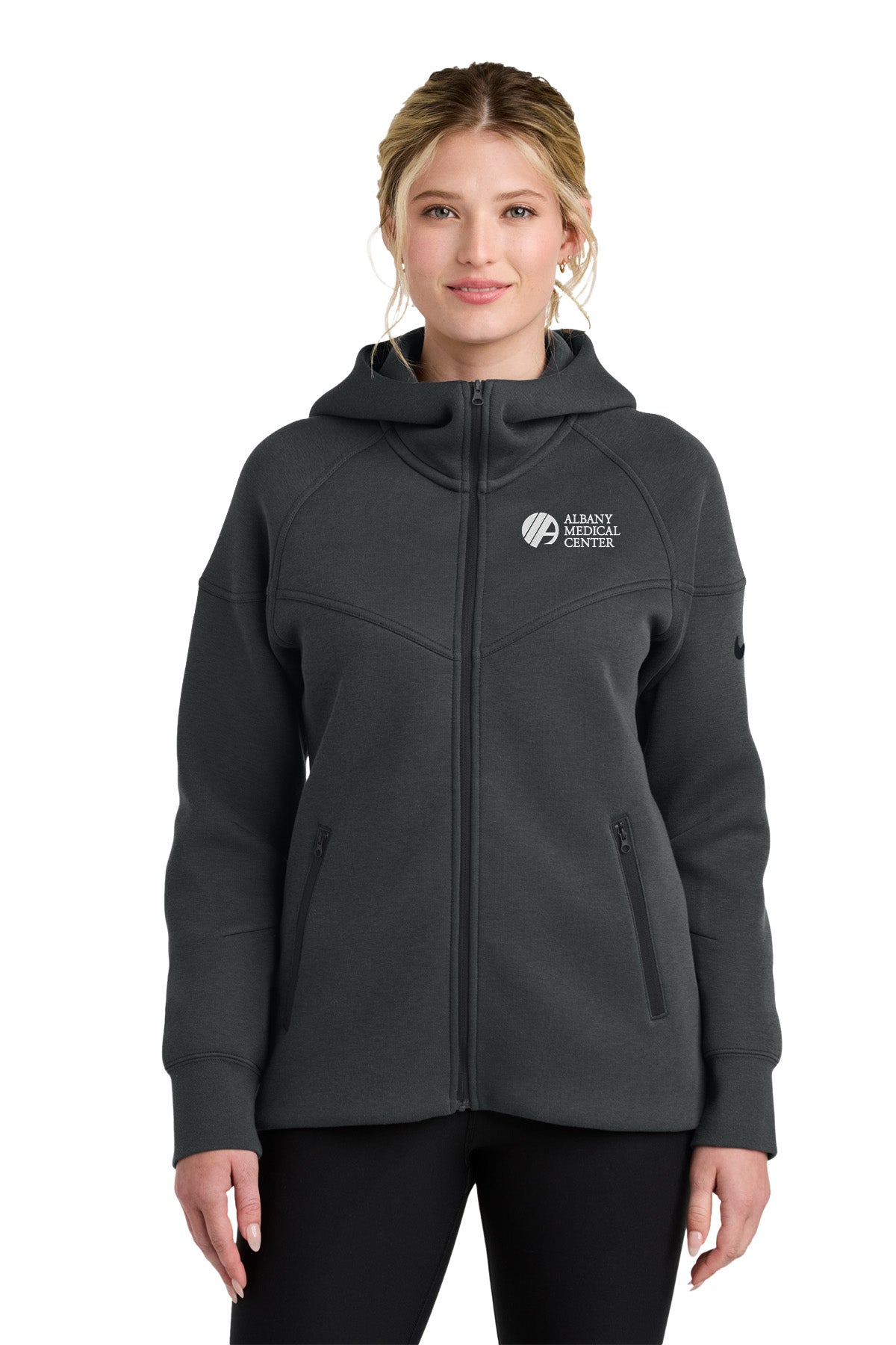 Nike® Tech Fleece Full-Zip Hoodie + Logo