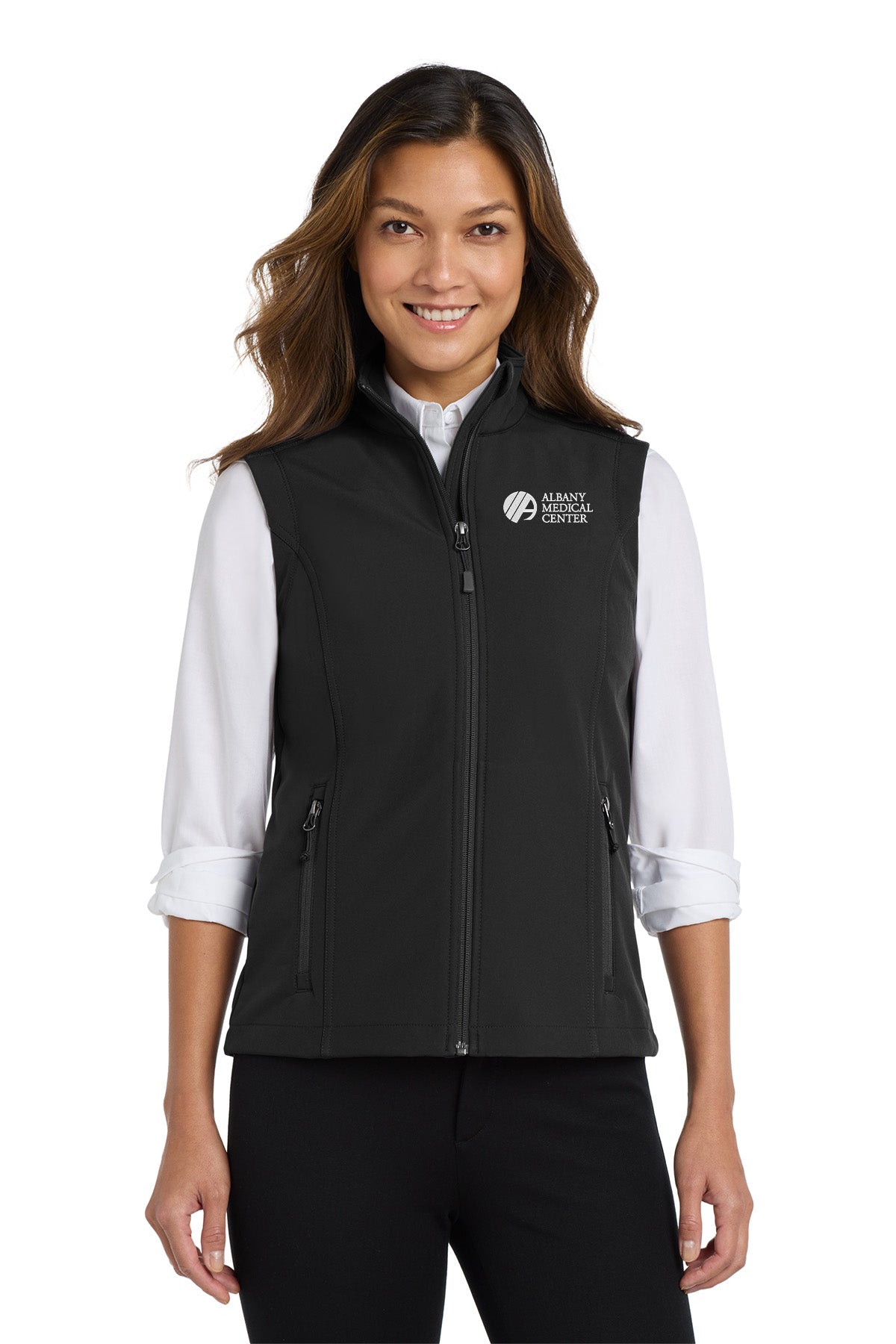 Port Authority® Soft Shell Vest + Logo