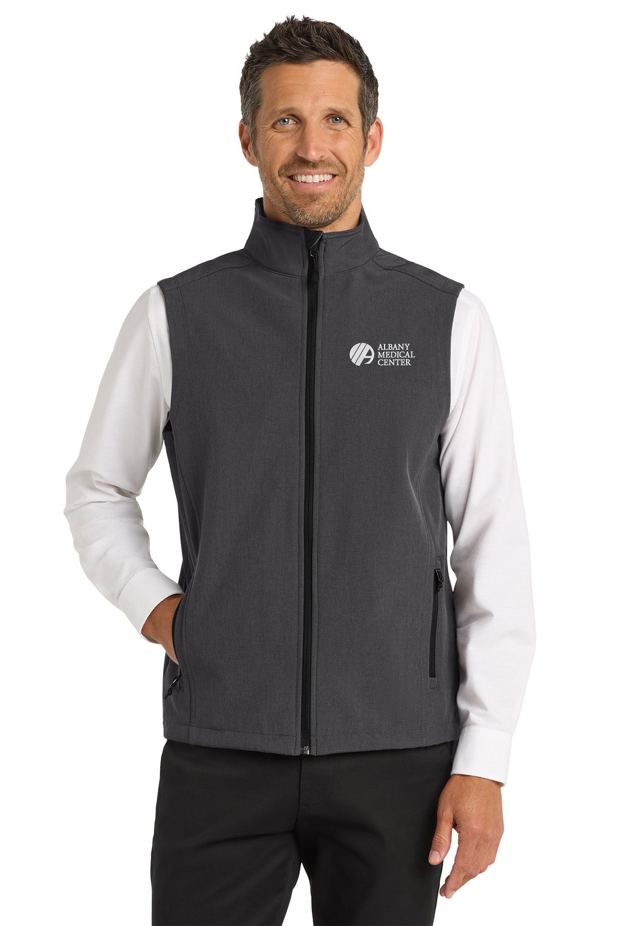 Port Authority® Soft Shell Vest + Logo