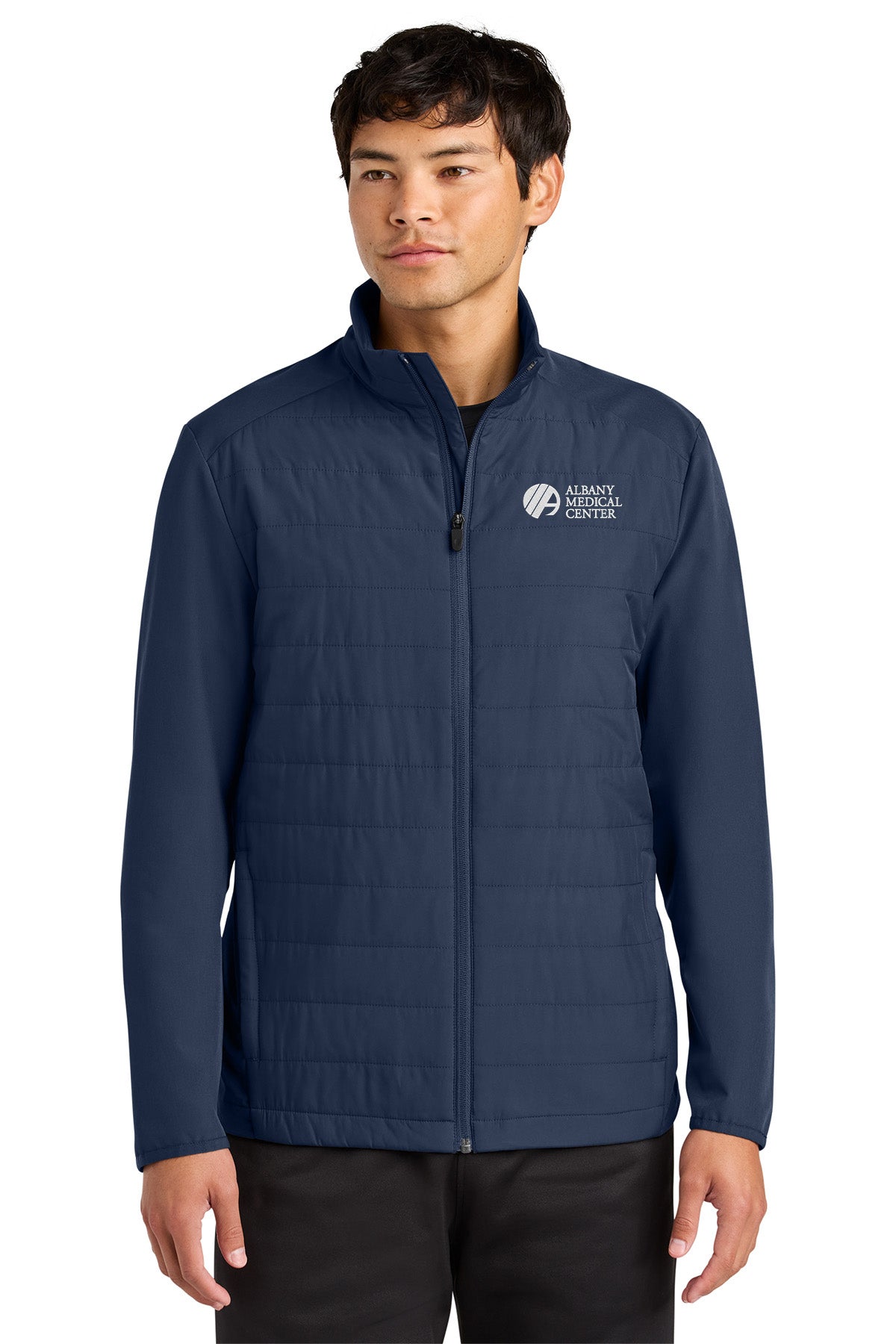 Sport-Tek® Teknical Hybrid Jacket + Logo