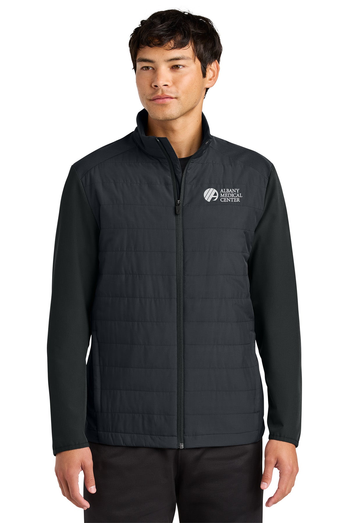 Sport-Tek® Teknical Hybrid Jacket + Logo