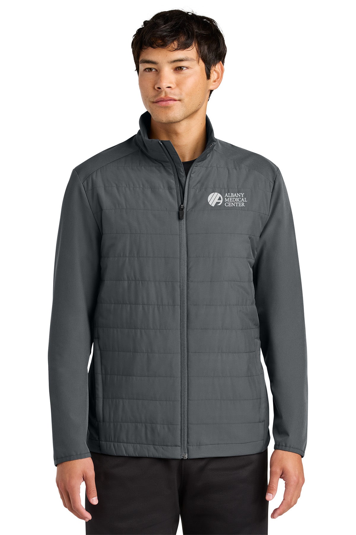 Sport-Tek® Teknical Hybrid Jacket + Logo