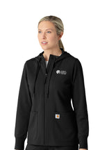 Carhartt® Layers Zip Waffle Hoodie + Logo