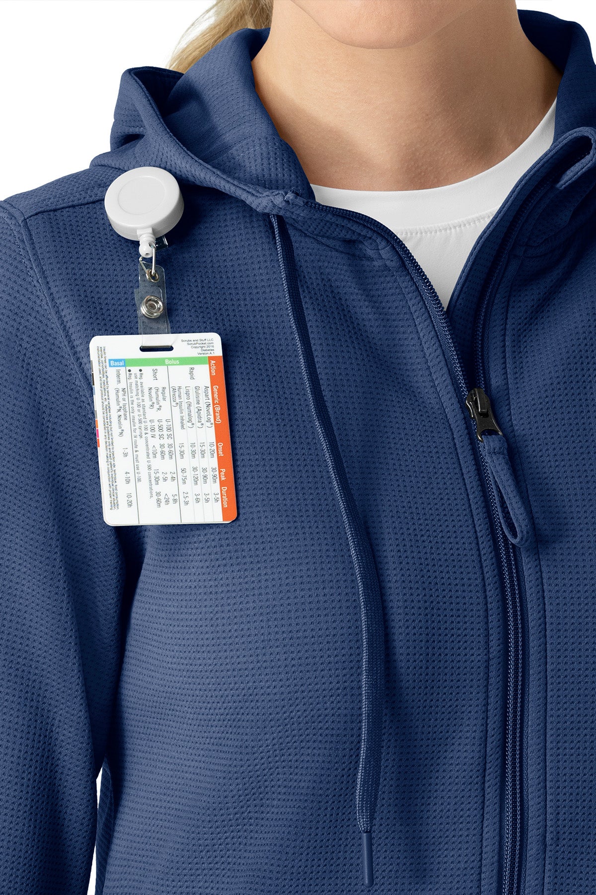 Carhartt® Layers Zip Waffle Hoodie + Logo
