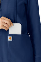 Carhartt® Layers Zip Waffle Hoodie + Logo
