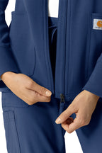 Carhartt® Layers Zip Waffle Hoodie + Logo